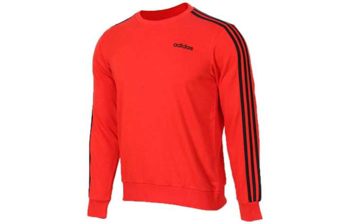 Adidas Adidas Sweatshirts Men's Red Crew Neck Moderate Regular