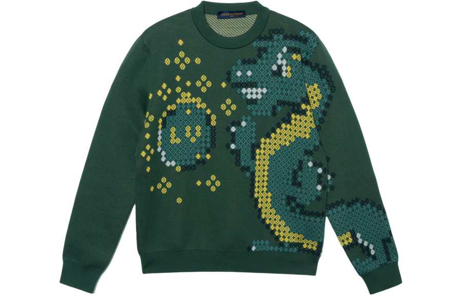 LOUIS VUITTON LOUIS VUITTON SS24 Sweatshirt Men's Green