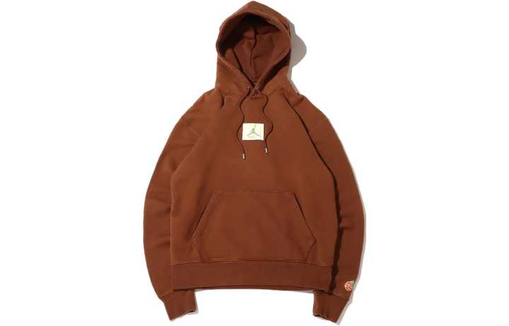 Jordan Jordan Air Sweatshirts Men's Brown Hooded Moderate Regular