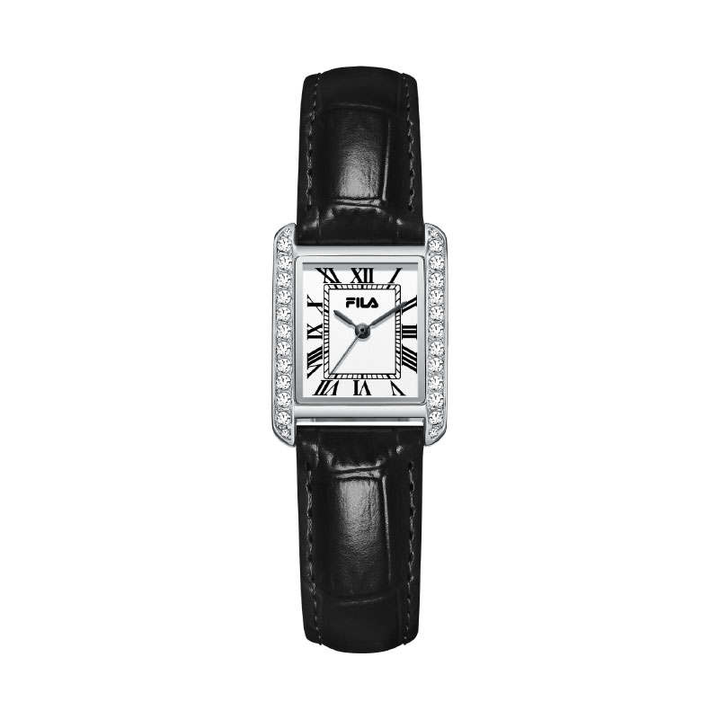 FILA Wrist Watches Quartz Movement Genuine Leather Strap White Dial Women's Watch