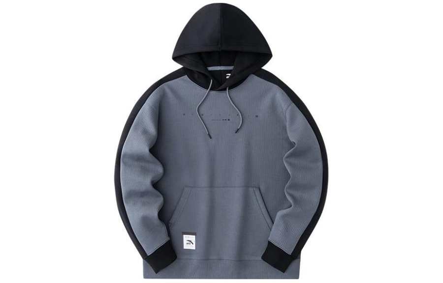 Anta Variety Training Collection Sweatshirt Men's Smoke Coal Gray