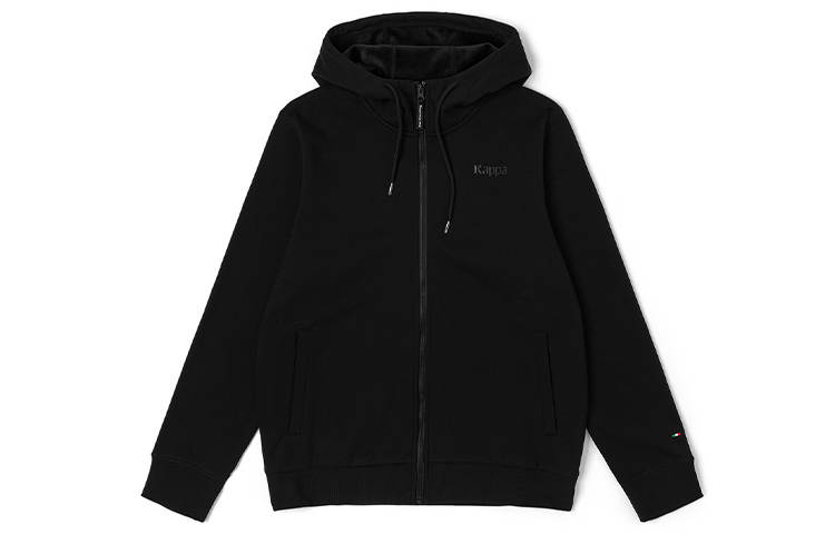 Kappa Sweatshirts Men's Black 990 Hooded Thickened