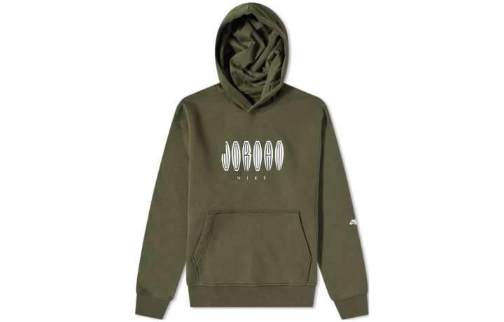Jordan Jordan Sweatshirts Men's Green Hooded Moderate Regular