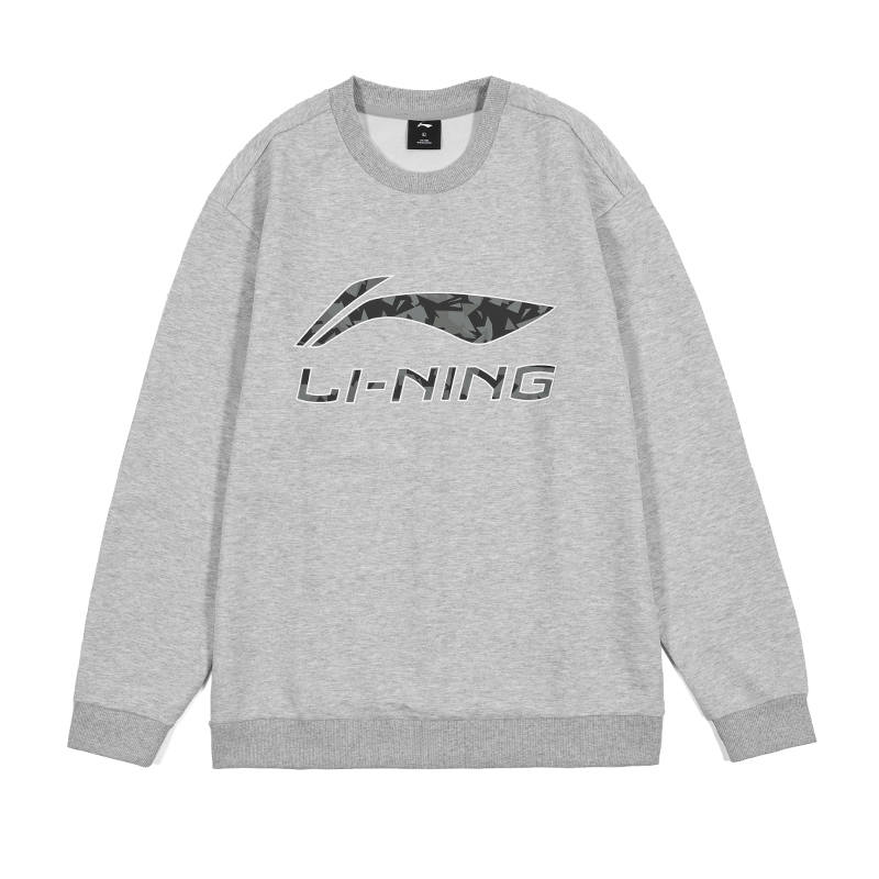 Li-Ning Li Ning Sweatshirt Men's Light Heather Gray