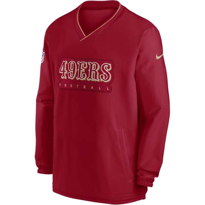 Nike Nike San Francisco 49ers Sideline Men's Nike Nfl Long Sleeve Windshirt