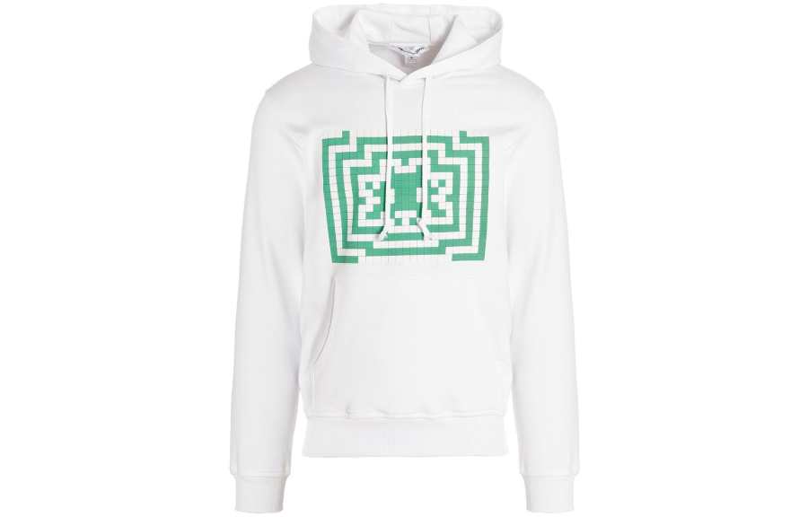 CDG CDG Sweatshirts Men's White Hooded Moderate Regular