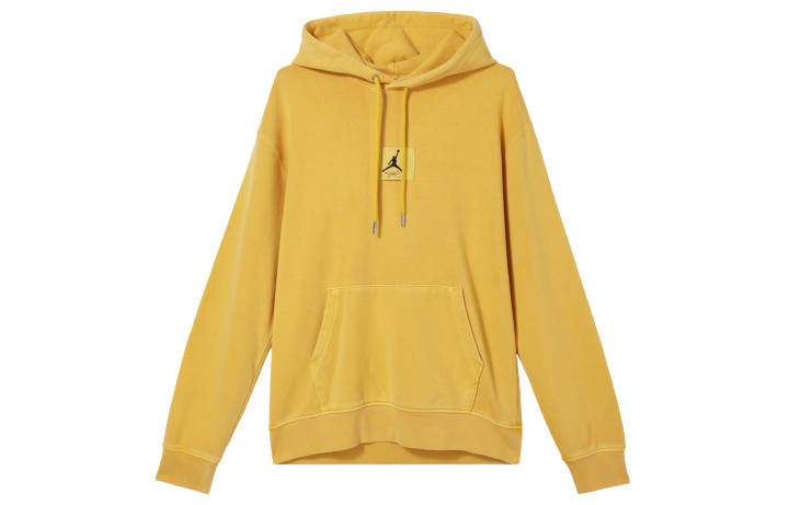 Jordan Jordan Flight Fleet Men Casual Long Sleeve Hoodie Ochre