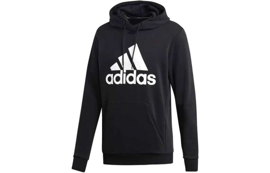 Adidas Adidas Sweatshirts Men's Black Hooded Moderate Regular
