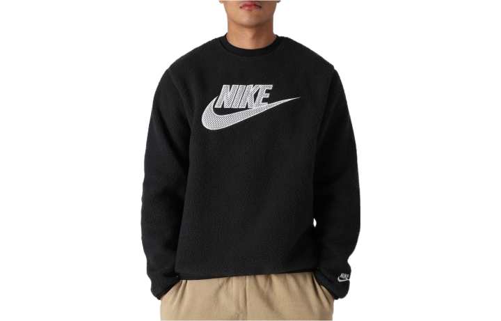Nike Nike Sweatshirts Men's Black Crew Neck Moderate Regular