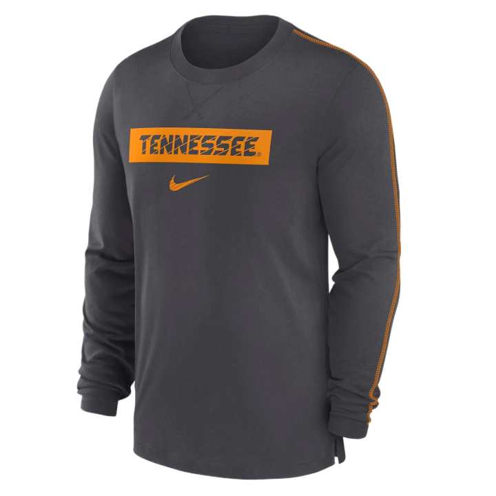 Nike Nike Dri Fit College T Shirt Men's Gray