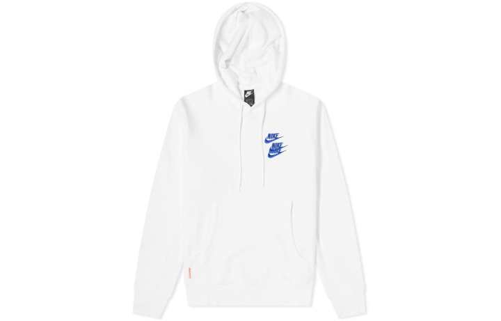 Nike Nike Sweatshirts Men's White Hooded Moderate Regular