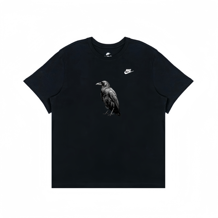 Nike Nike T Shirts Unisex Black Crew Neck Moderate Straight Fit
