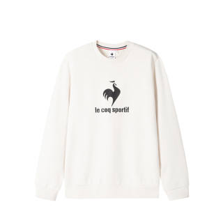 Le Coq Sportif French Vintage Heavyweight Thickened And Fleece Lined Solid Color LOGO Crew Neck Comfortable Sports