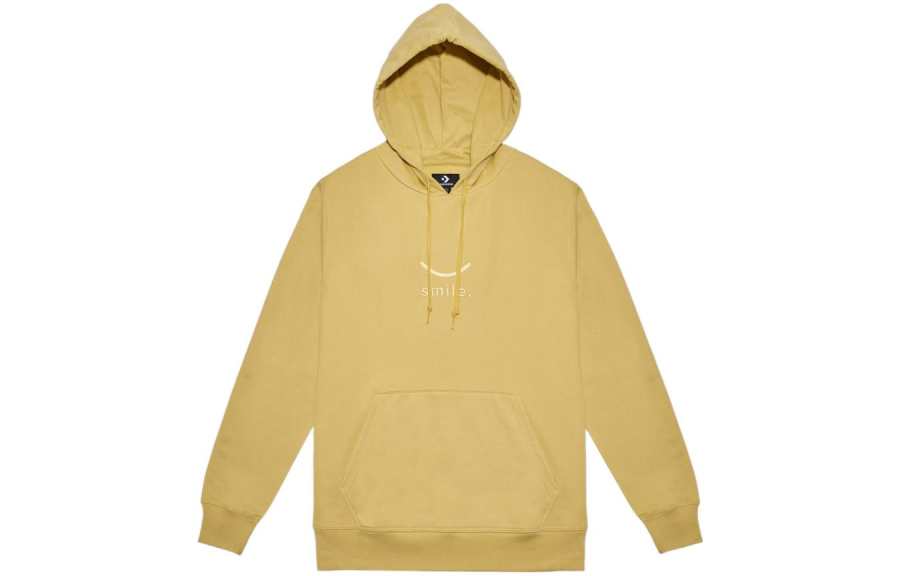 Converse Converse Sweatshirts Unisex Yellow Hooded Moderate Regular