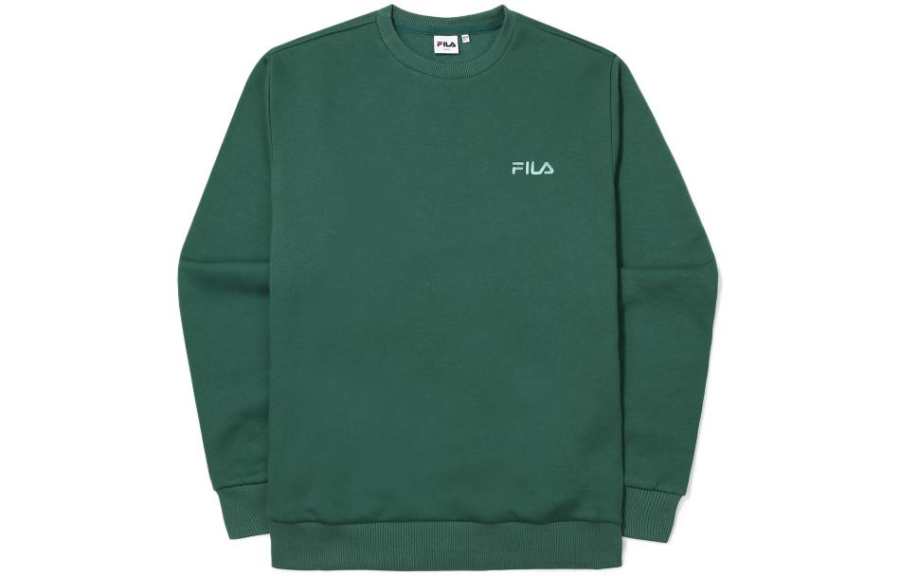FILA Sweatshirts Unisex Green Crew Neck Moderate Regular