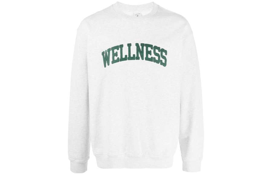 SPORTY & RICH Wellness print Crew neck Sweatshirt