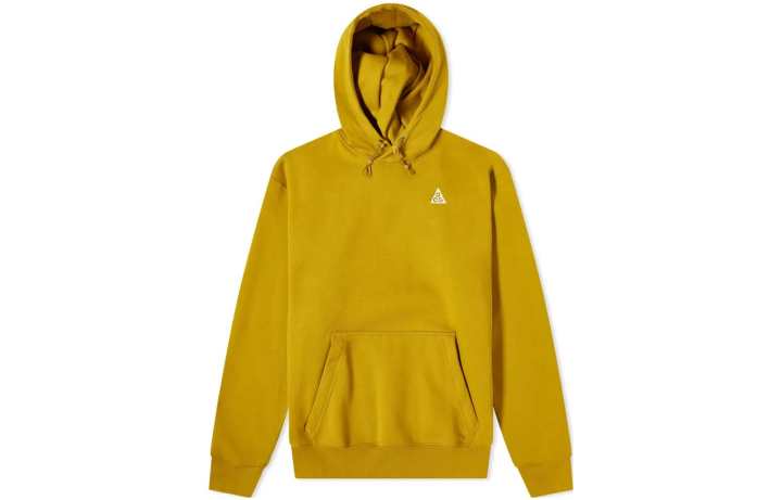 Nike Nike Sweatshirts Men's Yellow Hooded Moderate Regular