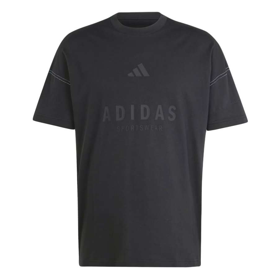 Adidas Adidas T Shirts Men's Black Crew Neck Moderate