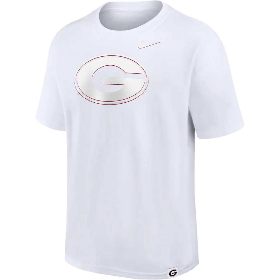 Nike Nike GeorgiaMax90 Bulldogs Statement T Shirt Men's White