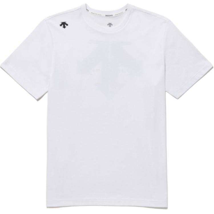 DESCENTE DESCENTE T Shirts Unisex Crew Neck Moderate