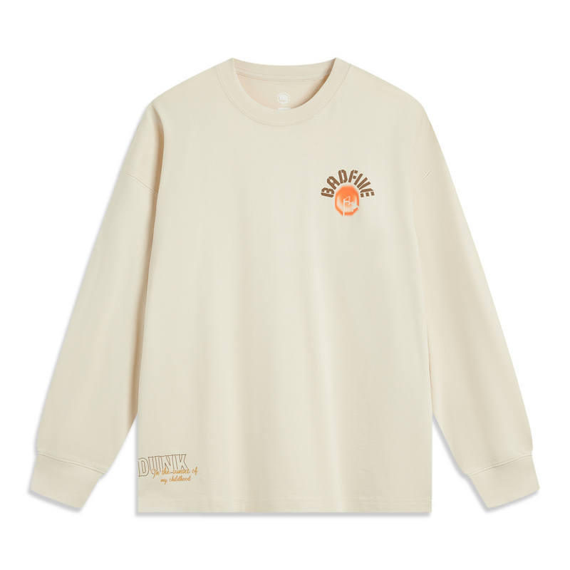 Li-Ning Li Ning Basketball Collection T Shirt Men's Ecru