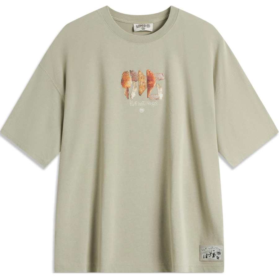 Li-Ning Li Ning Basketball Collection T Shirt Men's Pawn Leaf Green