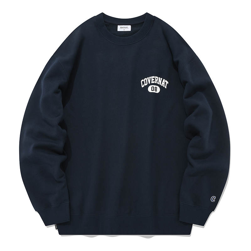 COVERNAT Sweatshirt Fall Unisex Marine Blue