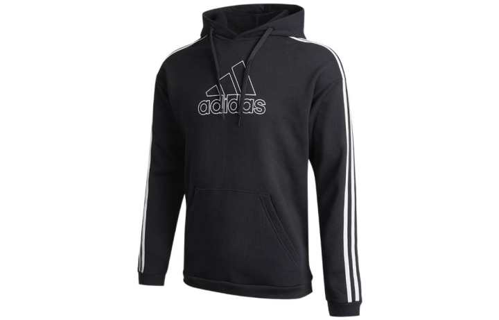 Adidas Adidas Sweatshirts Men's Black Crew Neck Moderate Regular