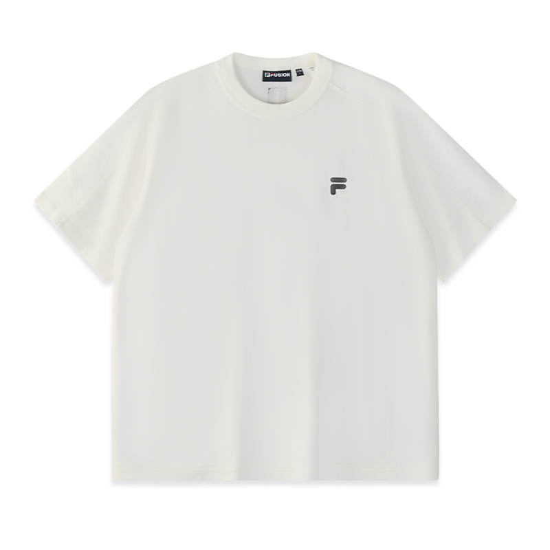 FILA FUSION T Shirt Unisex Cloud White