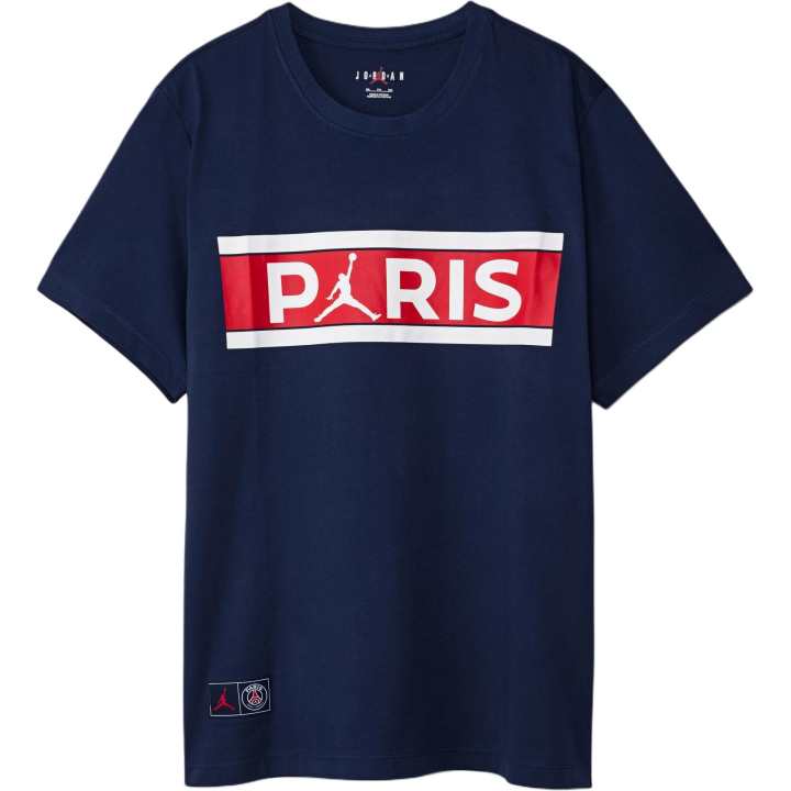 Jordan Jordan Air Jordan X Paris Saint Germain Block Logo T Shirt