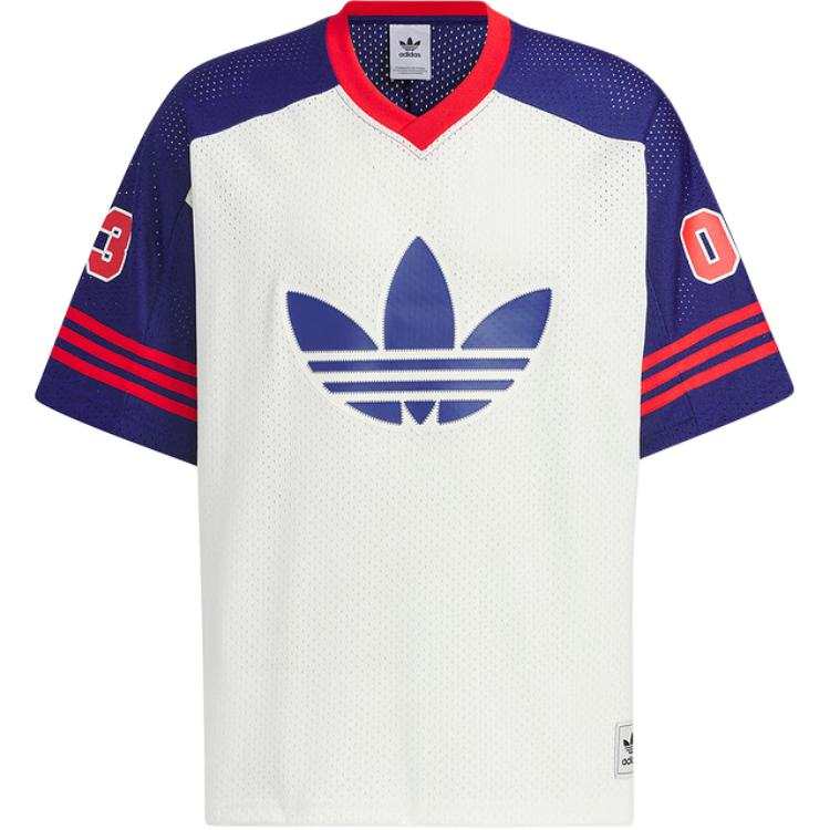 adidas originals Logo Printed T-Shirt White Blue