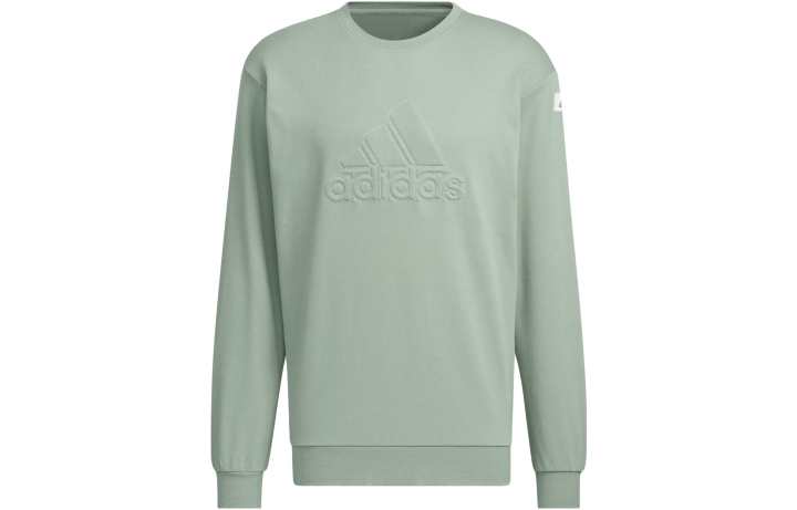 Adidas Adidas Lounge Sweatshirts Men's Dusty Green Crew Neck Moderate Regular