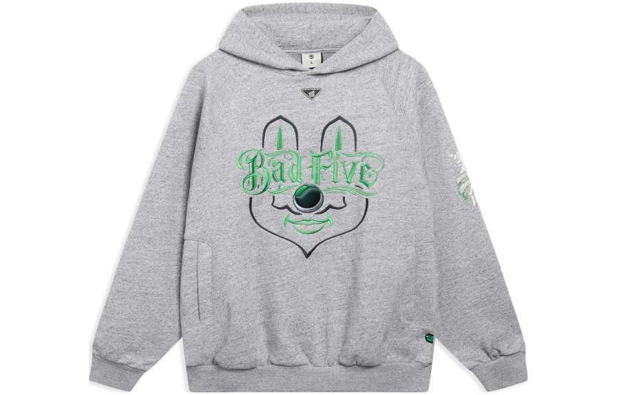 Li-Ning Li Ning Badfive Sweatshirt Unisex Heather Gray