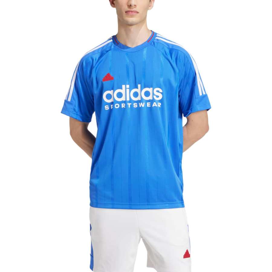 Adidas Adidas T Shirts Men's Blue Crew Neck Moderate