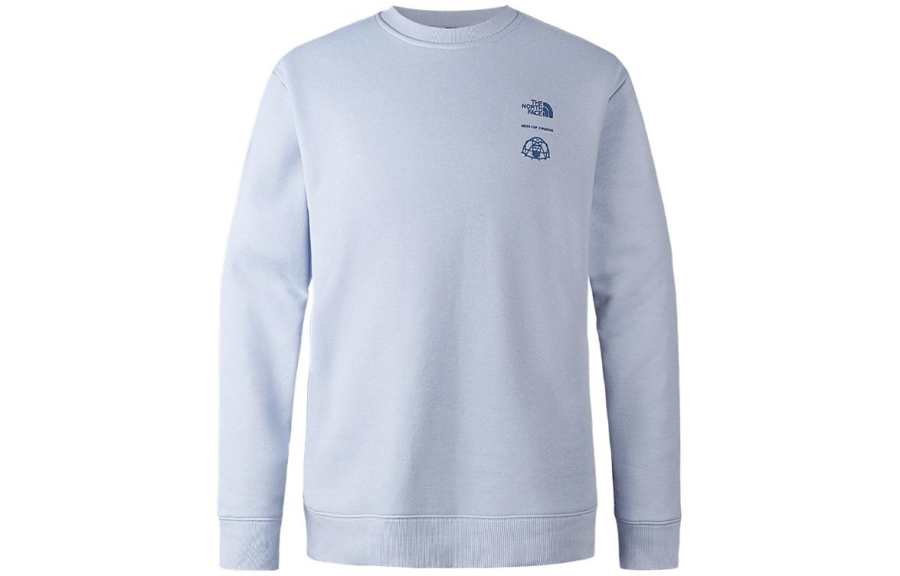 THE NORTH FACE Sweatshirts Unisex Blue Crew Neck Moderate Regular