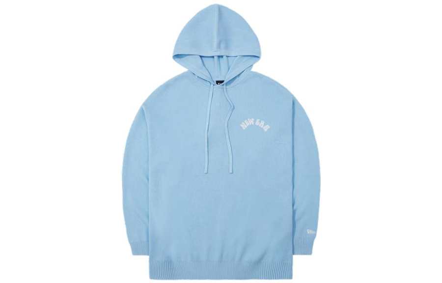 New Era Sweatshirts Unisex Blue Hooded Moderate Regular