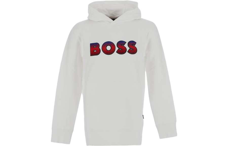 HUGO BOSS Boss HUGO BOSS Gradient Logo Printed Regular Fit Hoodie