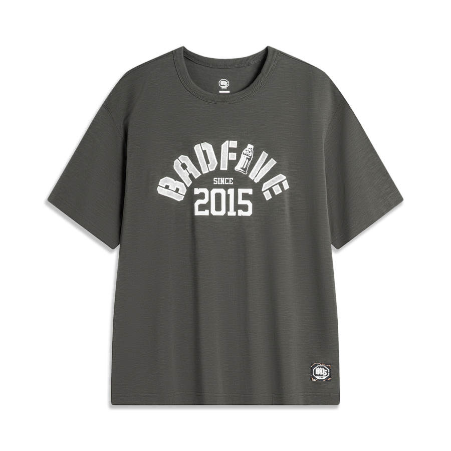 Li-Ning Li Ning BADFIVE T Shirt Men's Obsidian Gray