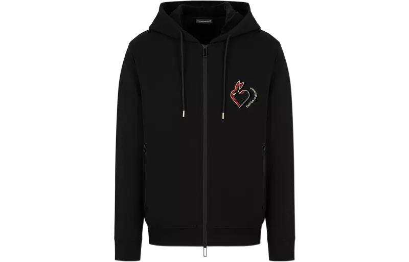 EMPORIO ARMANI 【Previous Season】Year of the Rabbit zip-up hoodie