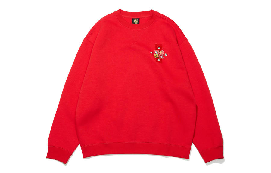 Li-Ning Li Ning Sports Life Collection Sweatshirt Unisex Vermilion