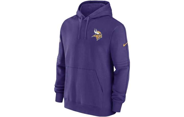 Nike Nike Minnesota Vikings Initial Home Sideline Men's Nike Dri-FIT Nfl Pullover Hoodie