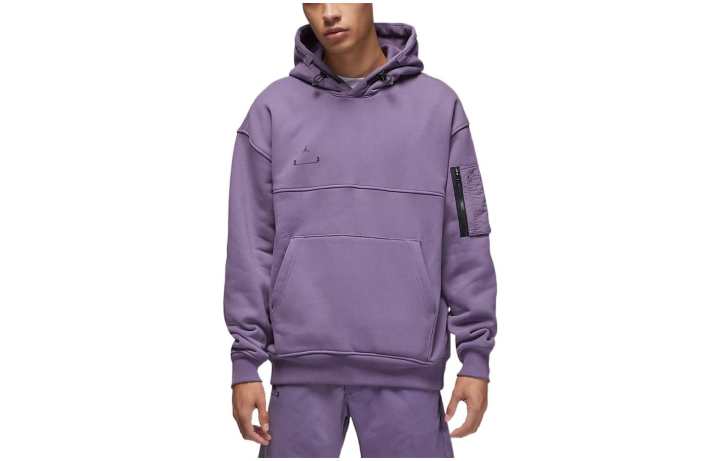 Jordan Jordan Sweatshirts Men's Purple Hooded Moderate Regular