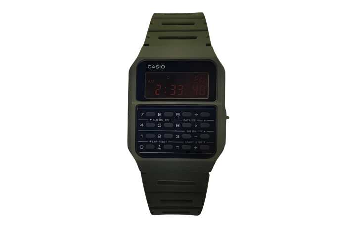 CASIO CASIO Custom Collection Quartz Movement Resin Strap Watch Men's Watches Black Dial