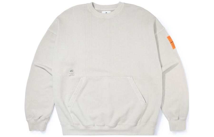 MADNESS Sweatshirts Unisex Gray Crew Neck Moderate Regular