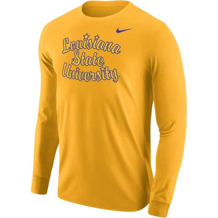 Nike Nike Lsu Men's Nike College Long Sleeve T Shirt