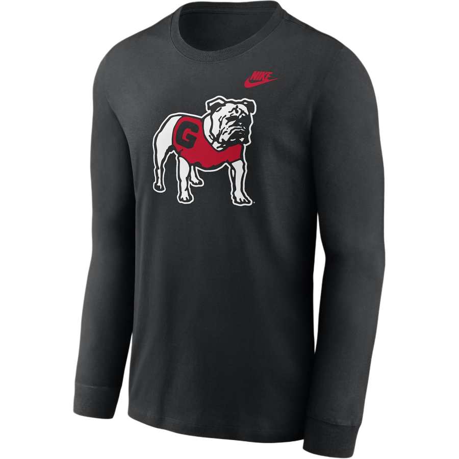 Nike Nike Georgia Bulldogs Legacy Primary Logo Men's Nike College Long-Sleeve T-Shirt