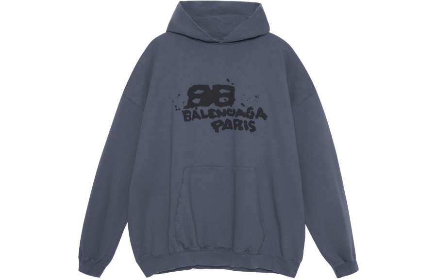 Balenciaga Graffiti Logo Printed Hoodie