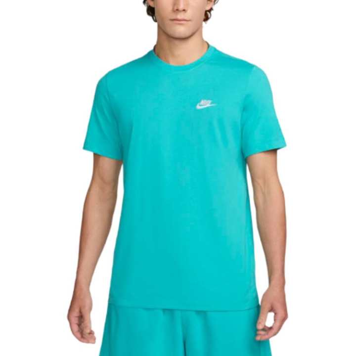 Nike Nike T Shirts Men's Blue Crew Neck Moderate Straight Fit