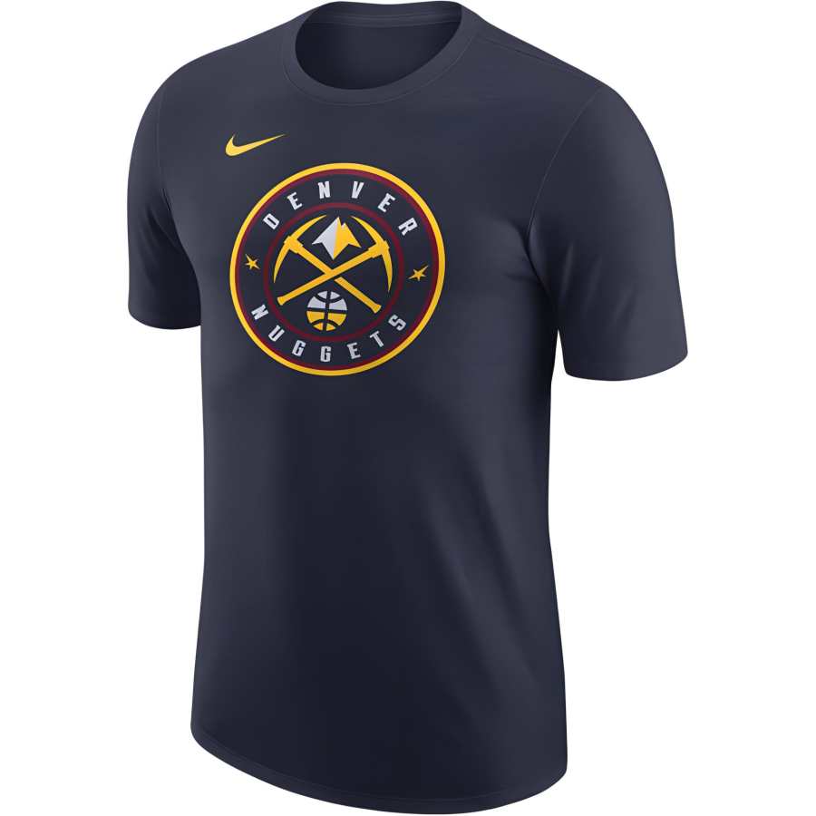 Nike Nike T Shirts Men's Marine Blue Crew Neck Moderate Straight Fit