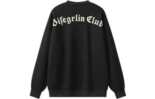 BISEGRLIN Sweatshirts Unisex Crew Neck Thickened Regular